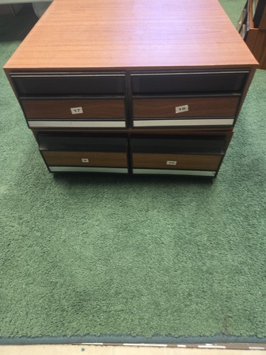 Vintage drawer vhs storage - vintage,