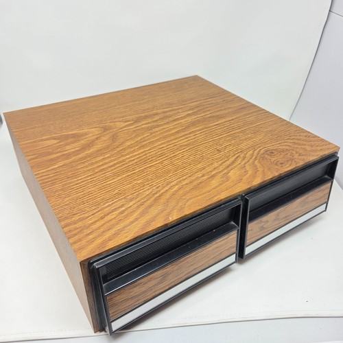 Vintage 80s vhs tape holder - vhs,